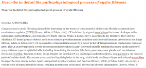 Describe in detail the pathophysiological process of cystic fibrosis