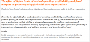 The effect of higher levels of medical spending, profitability, and fiscal margins on process quality for health care organizations