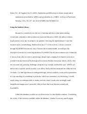 NURS6003 Week 6 Discussion Transition to Graduate Study