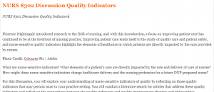 NURS 8302 Discussion Quality Indicators