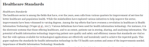 Healthcare Standards