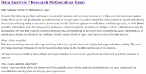 Data Analysis 7 Research Methodology Essay