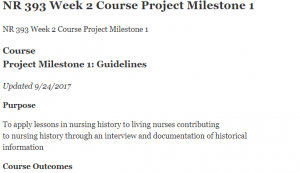 NR 393 Week 2 Course Project Milestone 1