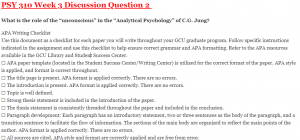 PSY 310 Week 3 Discussion Question 2
