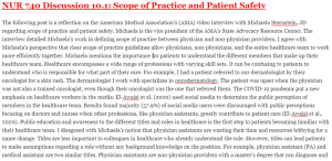 NUR 740 Discussion 10.1: Scope of Practice and Patient Safety